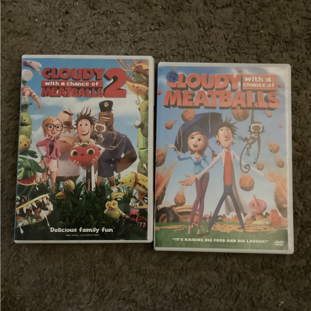 Cloudy with a Chance of Meatballs DVD Set - Blue & Orange Covers
